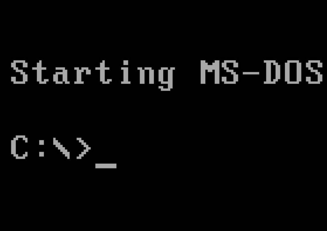 Дос 24. MS dos.