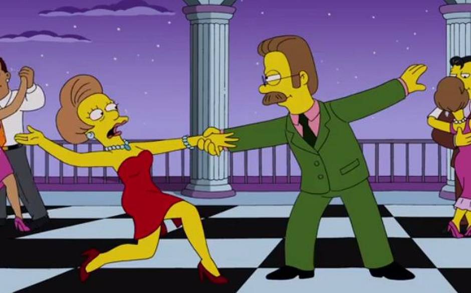 Así fue la despedida de Los Simpson a Edna Krabappel.