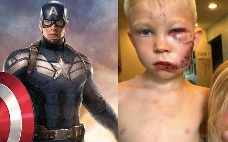 Capitán América regala su escudo a niño que salvó a su hermana — Rock&Pop
